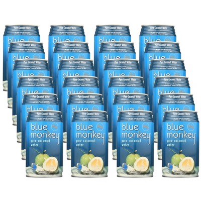 Blue Monkey Pure Coconut Water - Case of 24/11.2 oz
