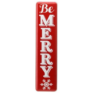 31" "Be Merry" Holiday Wall Sign - National Tree Company - 1 of 4