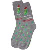 Memoi Women's Dill-ightful Holiday Crew Socks - 2 of 4