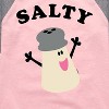 Girls' - Blue's Clues & You! - Mr. Salty Shirt Tail Raglan Graphic T-shirt - 2 of 3