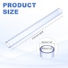 Unique Bargains High Impact Rigid Clear Pipe 1 Pc - 2 of 4