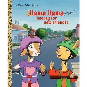 Llama Llama Hooray for New Friends! - (Little Golden Book) by  Anna Dewdney (Hardcover) - 1 of 1