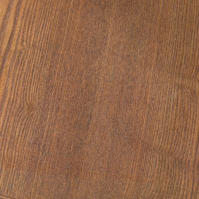 Dark Natural High Cross Back Wooden Side Chair