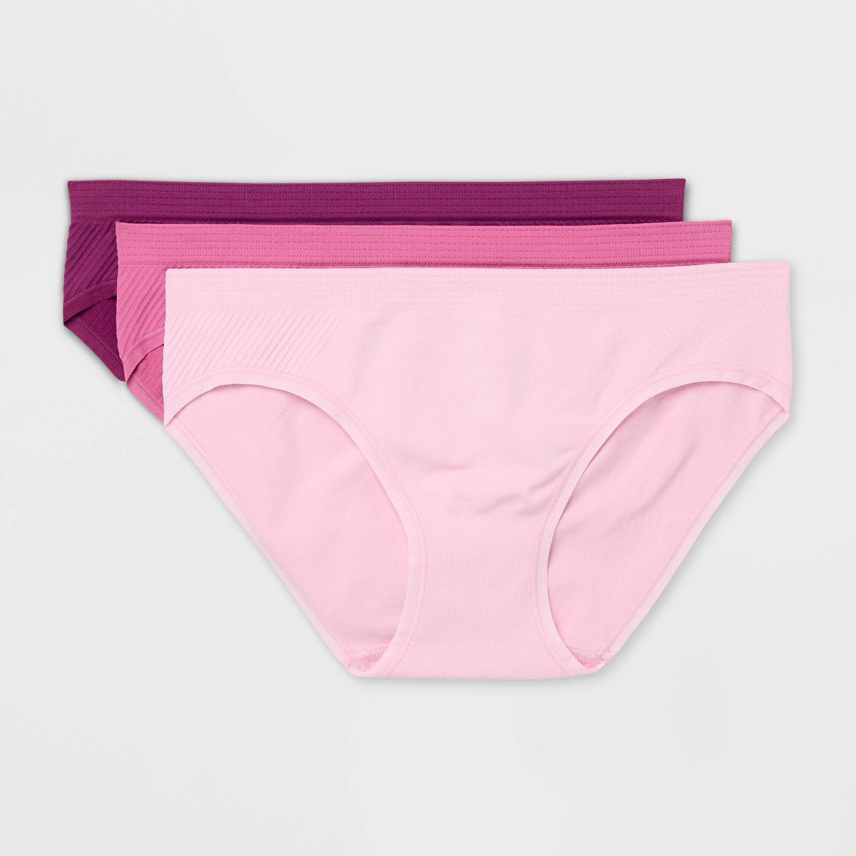 Women's 3pk Seamless Bikini Underwear - Auden™