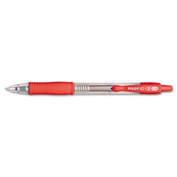 Pilot G2 Premium Retractable Gel Ink Pen Red Ink Ultra Fine Dozen 31279
