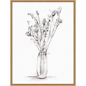 Amanti Art Wild Bouquet Study II by Ethan Harper Framed Canvas Wall Art - 1 of 4