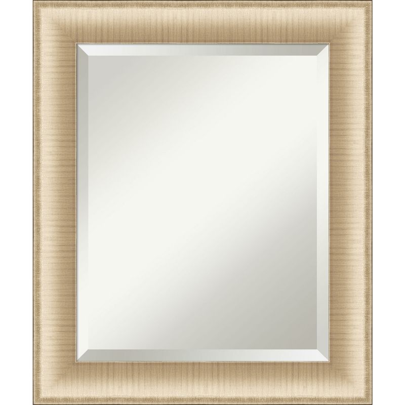 Amanti Art Elegant Brushed Honey Beveled Wall Mirror 24.75 x 20.75 in., 1 of 7