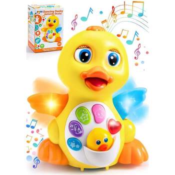 Baby Toys Duck, Infant Musical Toys, Tummy Time Toys with Music , Learning Toys, Dancing Duck Crawling Baby Toy, Baby Easter Basket Stuffers Gifts