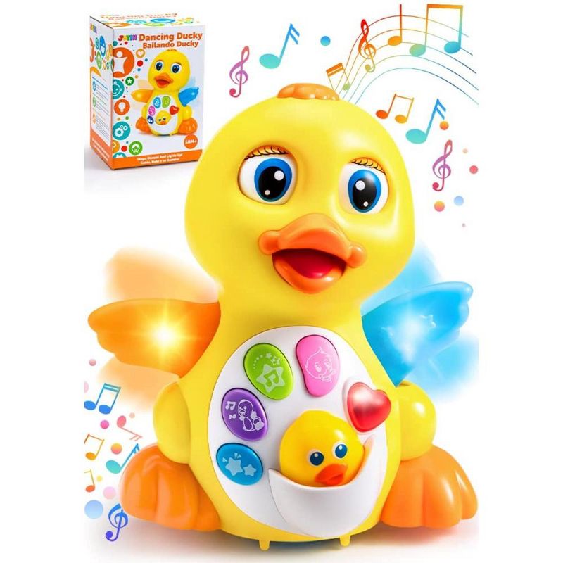 Baby Toys Duck, Infant Musical Toys, Tummy Time Toys with Music , Learning Toys, Dancing Duck Crawling Baby Toy, Baby Easter Basket Stuffers Gifts, 1 of 10