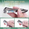 DOMETOUR Nail Clippers Ideas Gifts Ultra Sharp Sturdy Heavy Duty Self-Collecting No Splash Fingernail Toenail Cutter - 3 of 4