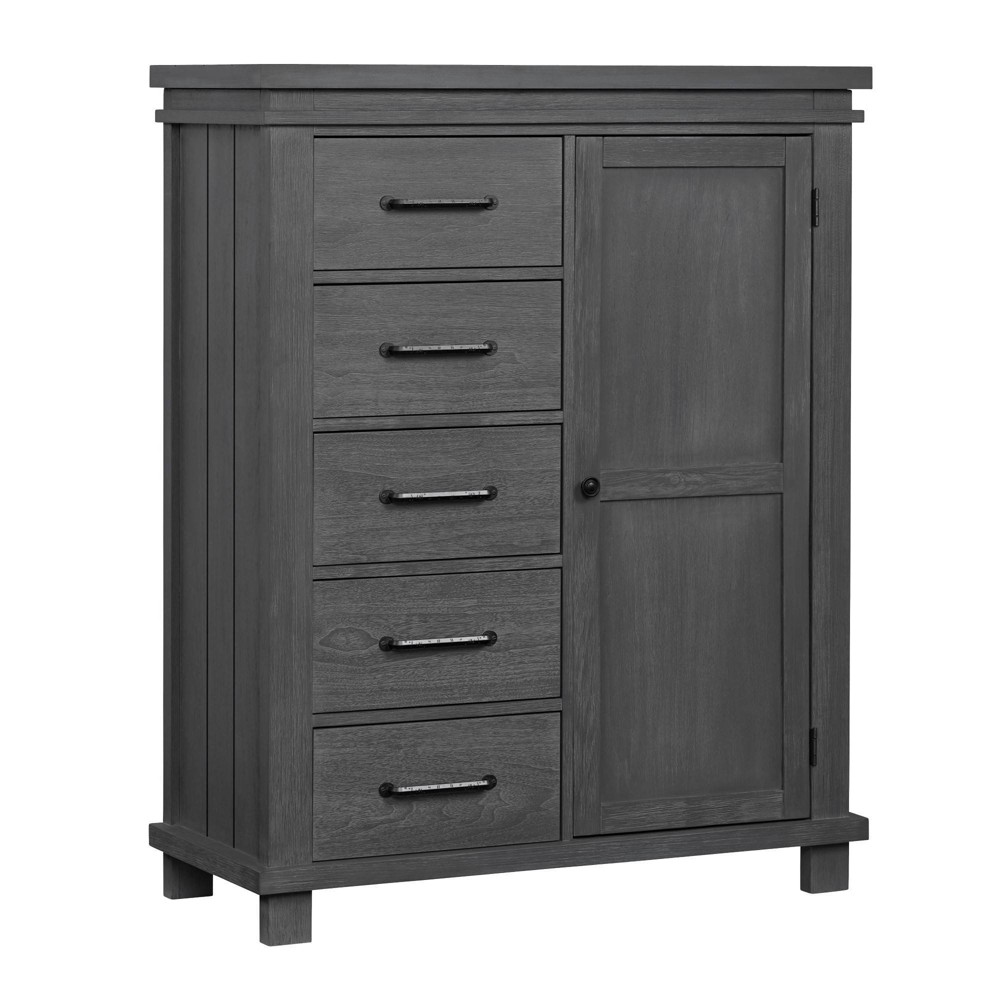 SOHO BABY Hampton 5-Drawer Chifferobe - Canyon Gray