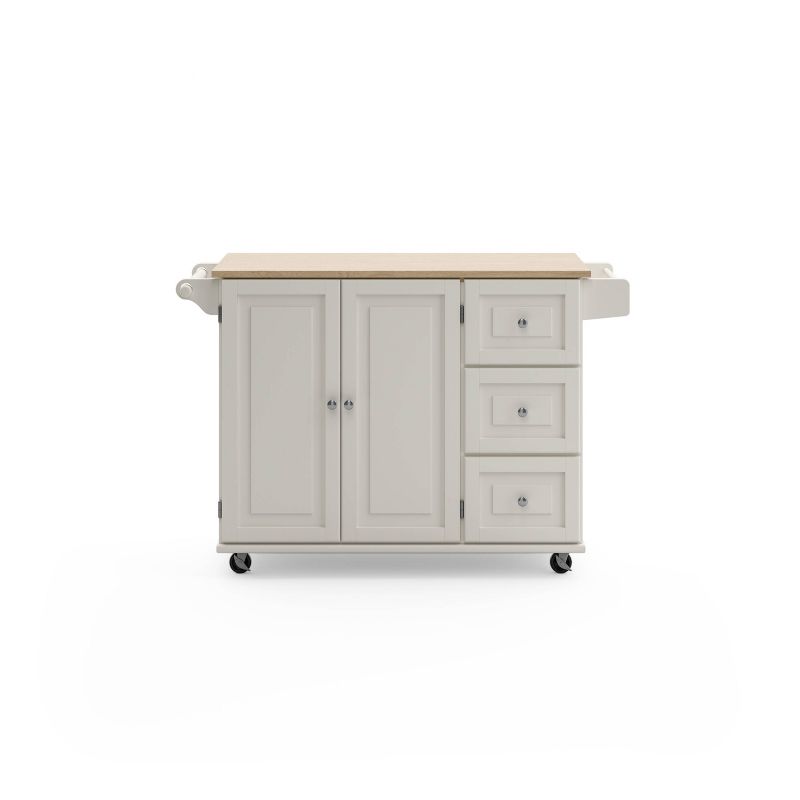 Dolly Madison Kitchen Cart with Wood Top - Home Styles, 1 of 20
