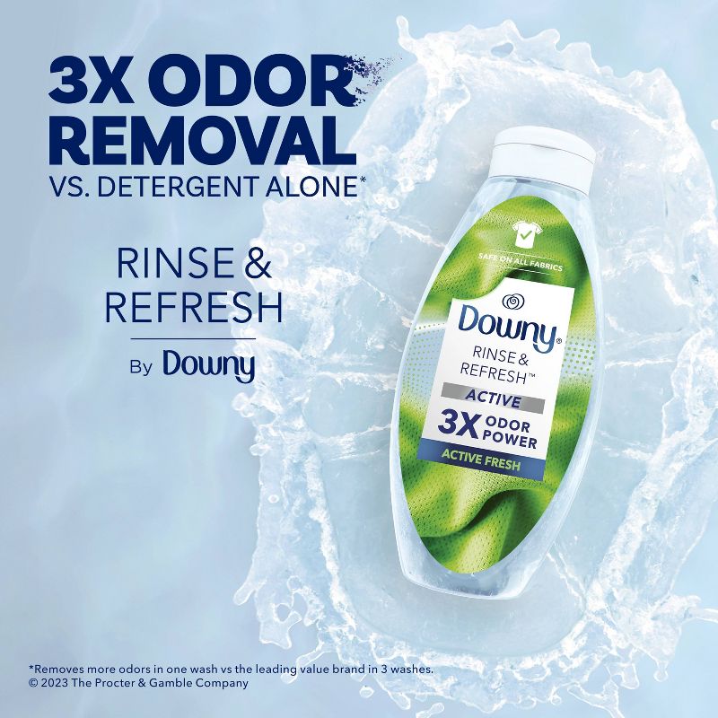 Downy Rinse Active Fresh Laundry Additives - 48 fl oz, 4 of 11