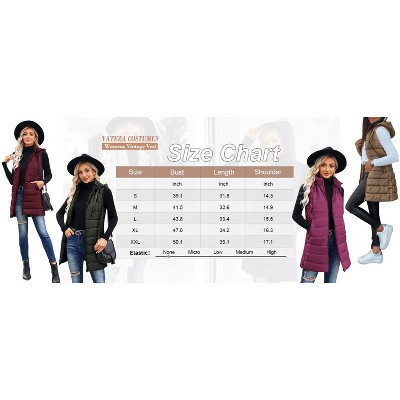 Женские жилеты Imily Bela Oversized Hooded Puffer Vest Long Sleeveless Quilted Winter Outerwear for Women Brown M — фото 4