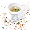 Pavilion Gift Company - August - 11 oz - 100% Soy Wax Reveal Candle with Birthstone Scent: Tranquility - Flame Candles - 2 of 4