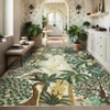 Washable Area Rug for Living Room, Jungle Animal Soft Bedroom Rug Non Slip Low Pile Small Carpet Stain Resistant - 2 of 4