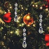 "26 Pack Teardrop Acrylic Crystal Beads for Christmas Ornaments and Wedding Decor by 4E's Novelty" - 2 of 4