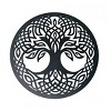 Slickblue Celtic Wall Hanging Art Set, Symbolic Designs, Home Decor, Irish Style, 12", Black or Brass Finish - 4 of 4