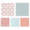 Bacati - Paisley Sophia Coral Aqua 10 pc Crib Bedding Set with Long Rail Guard Cover - 4 of 4