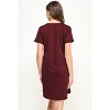 Hello Miz Casual Crew Neck Tee Shirt Maternity Dress with Pockets - 3 of 4