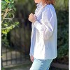 Women's Ruffle Collar Blouse - Joy Joy - 3 of 4