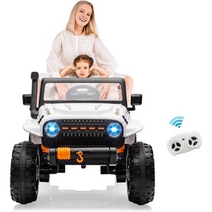 24V 2 Seater Kids Ride On Toys, Battery Powered Electric Ride On Car - 1 of 4