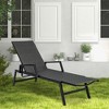 Tangkula Set of 2 Wicker Outdoor Chaise Lounge Chair Patio w/ Metal Frame & Adjustable Backrest - 2 of 4