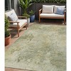 HomeRoots 5' X 8' Sage And Beige Abstract Washable Indoor Outdoor Area Rug - 2 of 4