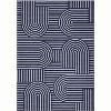Modern Rainbow Striped Area Rug Washable Living Room Rugs Stain Resistant Non-Slip Backing Ultra-Thin Non Shedding,for Bedroom Playroom - 3 of 4