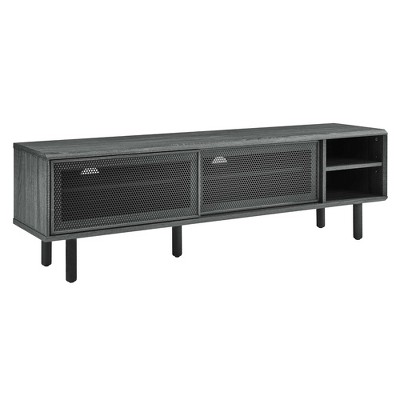 Modway Kurtis MDF and Particleboard TV Stand for TVs up to 65" in Charcoal
