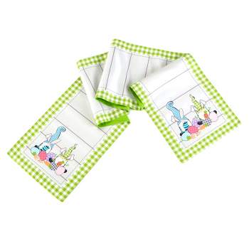 The Lakeside Collection Easter Table Runner or Set of 4 Placemats