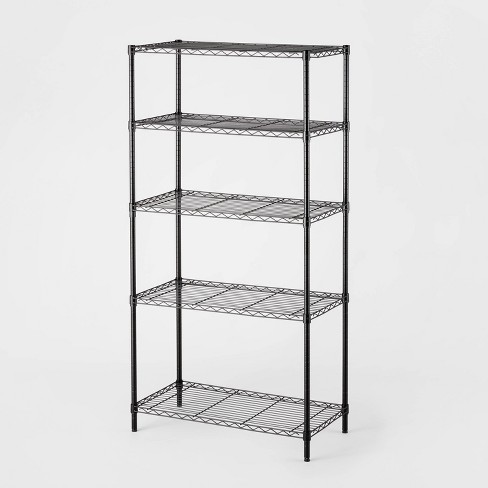 5 Tier Wire Shelving Brightroom, White Wire Shelving Installation