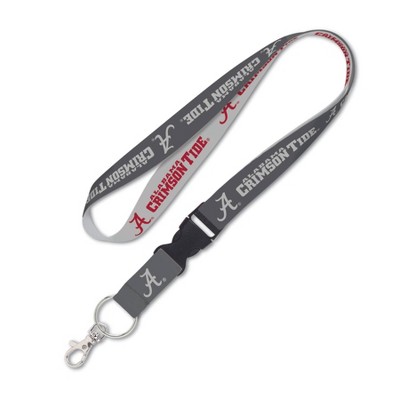 NCAA Alabama Crimson Tide Charcoal Lanyard