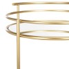 Ida 2 Tier Bar Cart - BCT2500A - Gold/Mirror - Safavieh - 3 of 4