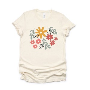 Simply Sage Market Women's Daisies and Ruscus Short Sleeve Graphic Tee - 1 of 1