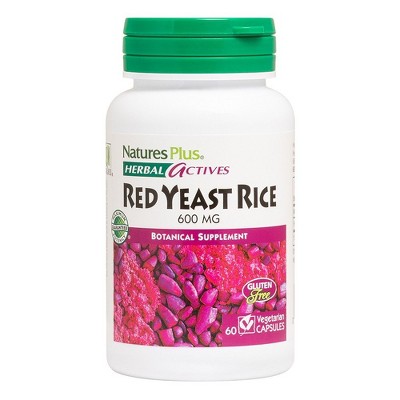 Herbal Actives Red Yeast Rice 600 mg by Nature's Plus  -  60 Capsule