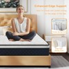 ELJGET King/Full Mattress, 10 Inch Memory Foam Hybrid Mattress with Individually Pocketed Springs for Motion Isolation - 4 of 4