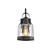 Chloe Lighting Mark Transitional 1 Light Textured Black Outdoor Wall Sconce 14" Height - 2 of 4