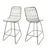 Coolbibila-Set Of 2 Barstool, Bar Chair High For Outdoor, Bar Chair Stool With Water-Resistant Cushions, Bar Chair With Back - 3 of 4