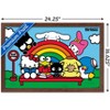 Trends International Hello Kitty and Friends: 21 Core - Group Bus Stop Framed Wall Poster Prints - image 3 of 4