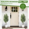 Artificial Olive Leaves Plant Set of 2, 3 FT Artificial Trees with Integrated Ground Stake Indoor Outdoor Artificial Planter - 3 of 4