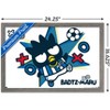 Trends International Hello Kitty and Friends: 21 Sports - Badtz-Maru Soccer Framed Wall Poster Prints - 3 of 4