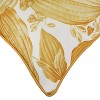 Outdoor Decor by Commonwealth Yellow Plant Print Outdoor Pillow Cover 18" x 18" Multi (Cover Only) - 4 of 4