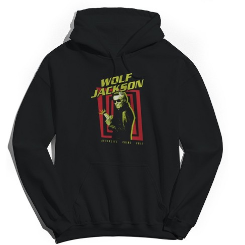 Beetlejuice Men's Wolf Jackson Long Sleeve Graphic Cotton Sweatshirt Hoodie - image 1 of 1