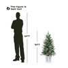 3FT Pre-Lit Artificial Christmas Tree,Tabletop Christmas Tree with Pine Cones - 2 of 4