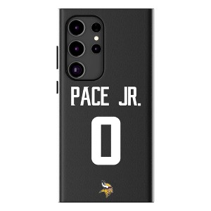 Keyscaper Ivan Pace Jr. Minnesota Vikings 0 Game Tactic MagSafe Compatible Cell Phone Case for Galaxy S25 Ultra - 1 of 4