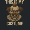 Rerun Island Men This Is My Costume Evil Clown Short Sleeve Graphic Cotton T-Shirt - 2 of 4