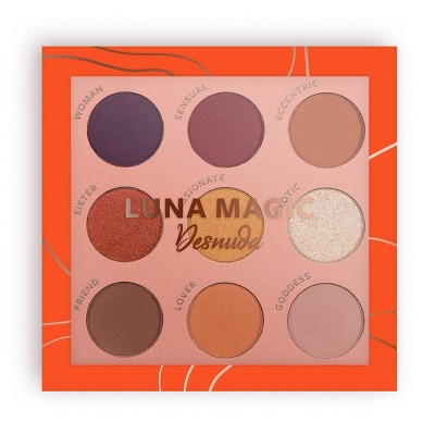 LUNA MAGIC Desnuda/Nude Eyeshadow Palette - 9 Colors - 0.41oz