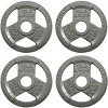 Gulches 2 Inch 4 pieces Olympic Cast Iron Weight Plates for Strength Training and Weightlifting, Multiple Weights - 2 of 4
