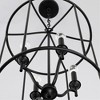 Capital Lighting Peyton 4 - Light Chandelier in  Matte Black - 4 of 4